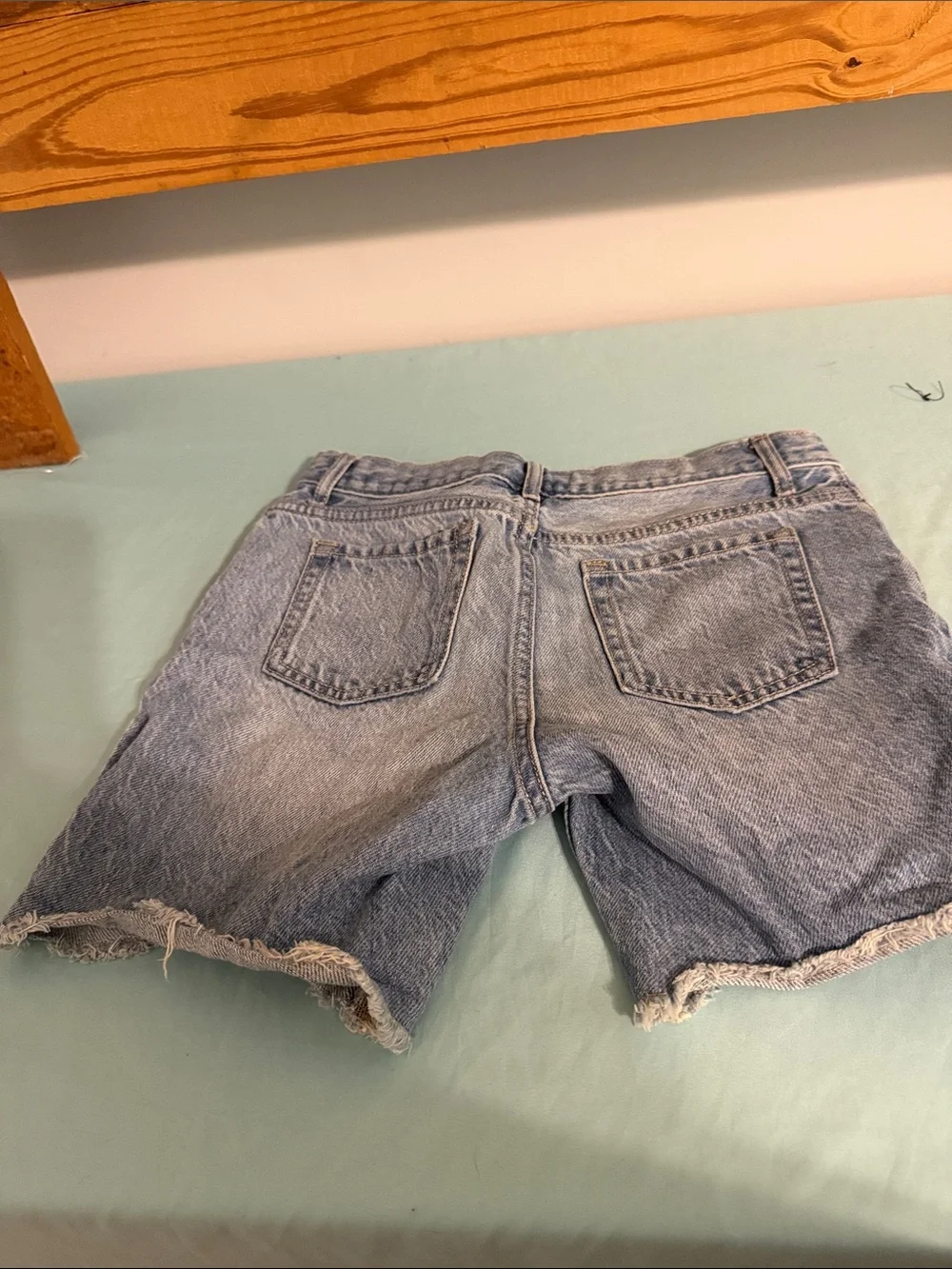 The Children's Place Light Blue Distressed Denim Shorts
